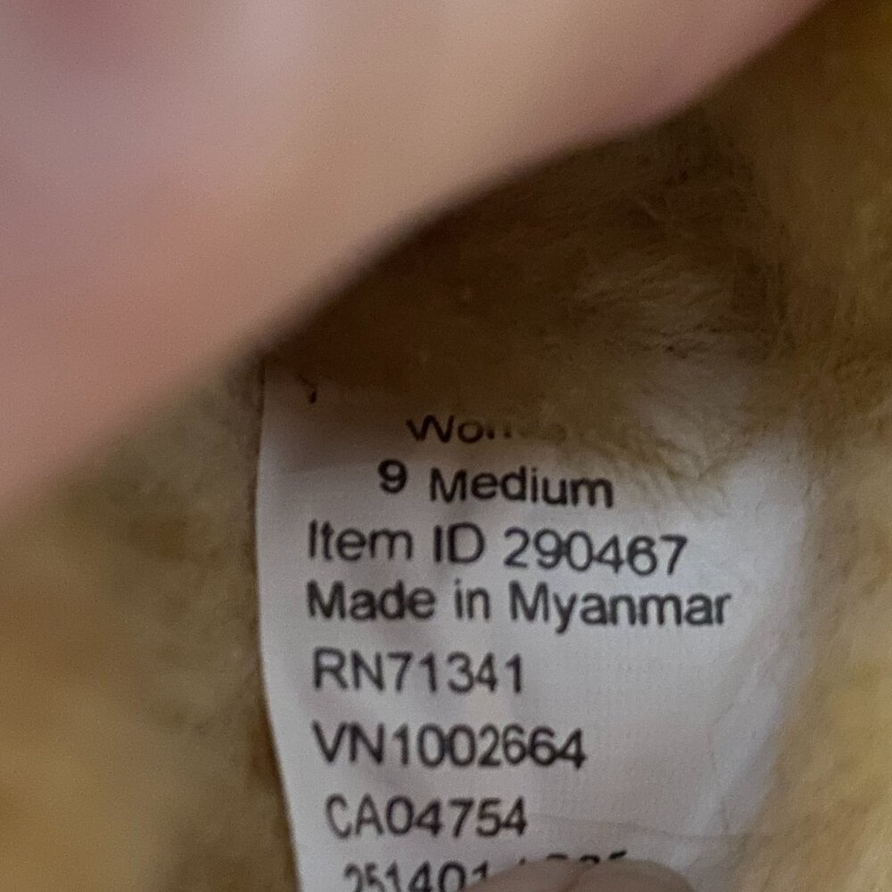 Lk New LL Bean Sheepskin Suede Slippers-Womens sz 9M - Picture 7 of 12